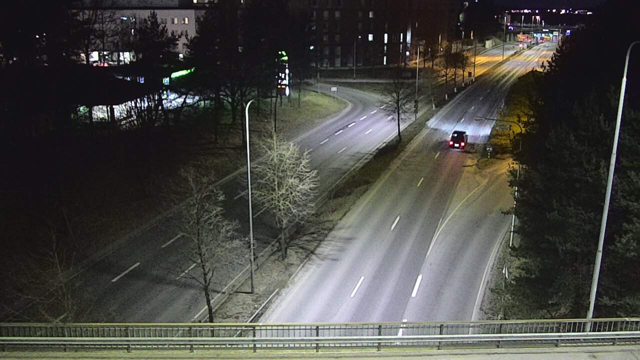 Weather Camera Image Väg 12 Tammerfors, Kalevan puistotie, Tampere, Pirkanmaa