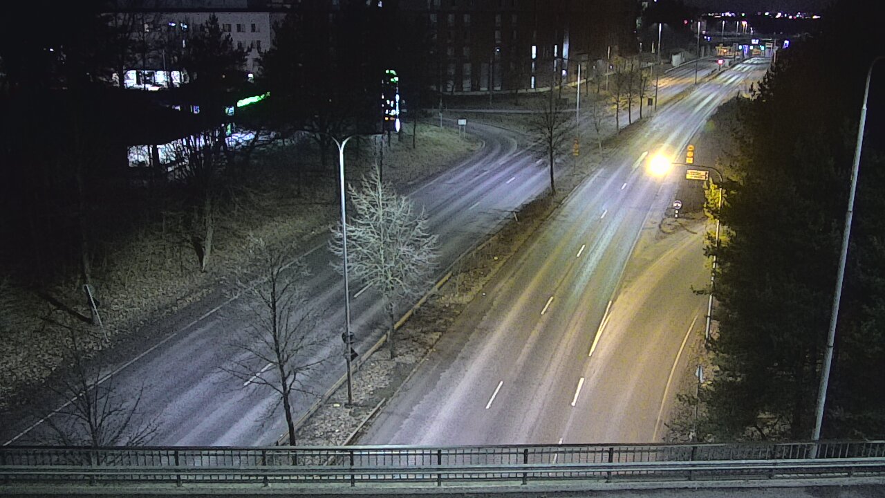 Weather Camera Image Väg 12 Tammerfors, Kalevan puistotie, Tampere, Pirkanmaa