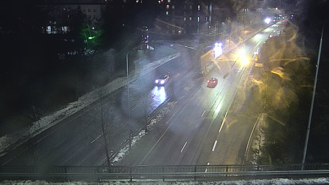 Weather Camera Image Väg 12 Tammerfors, Kalevan puistotie, Tampere, Pirkanmaa