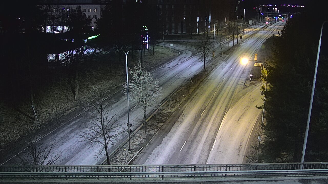 Weather Camera Image Väg 12 Tammerfors, Kalevan puistotie, Tampere, Pirkanmaa