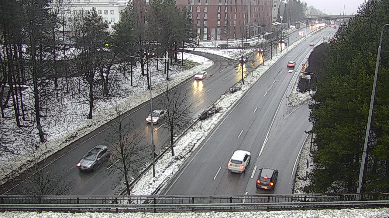 Weather Camera Image Väg 12 Tammerfors, Kalevan puistotie, Tampere, Pirkanmaa
