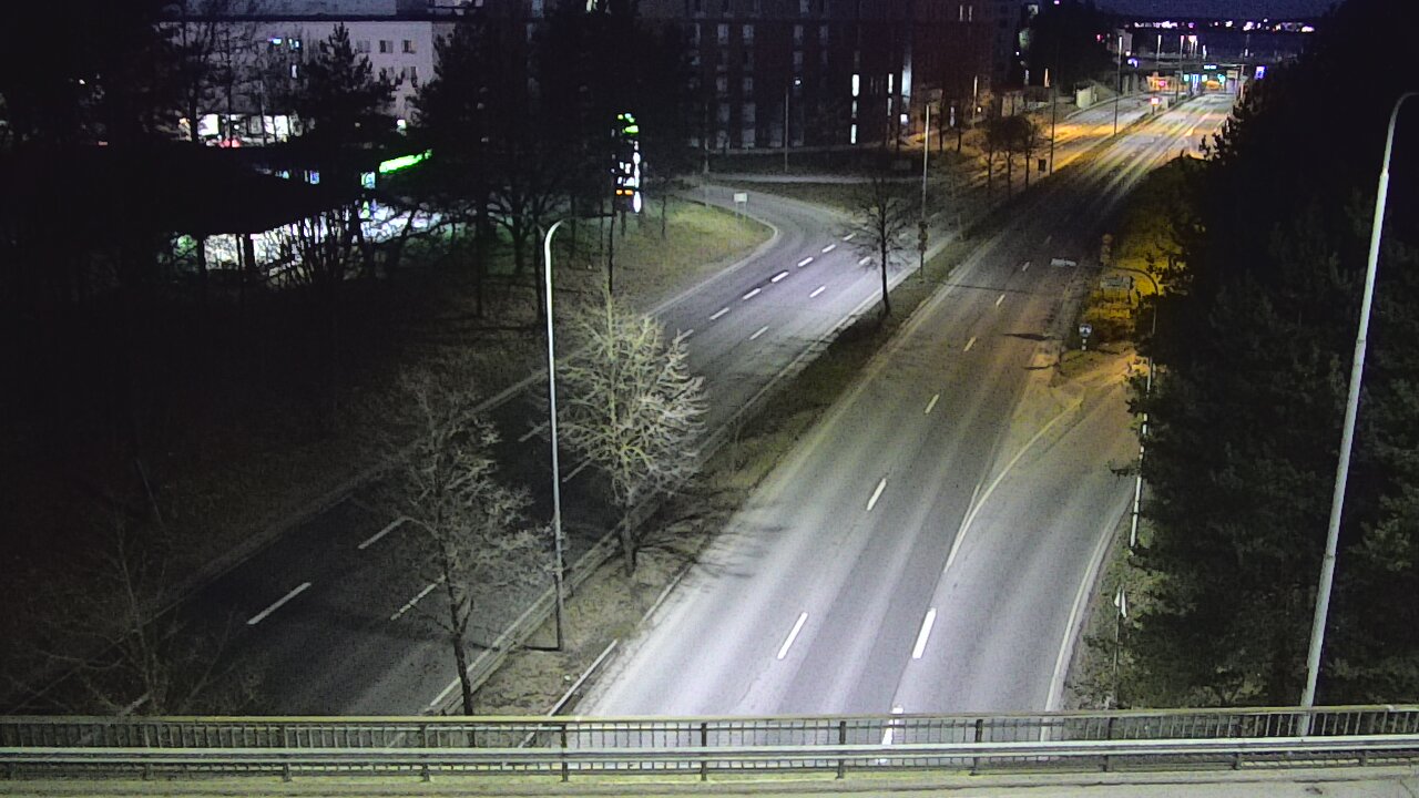 Weather Camera Image Väg 12 Tammerfors, Kalevan puistotie, Tampere, Pirkanmaa