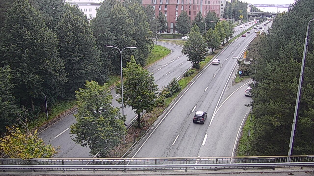 Weather Camera Image Road 12 Tampere, Kalevan puistotie, Tampere, Pirkanmaa