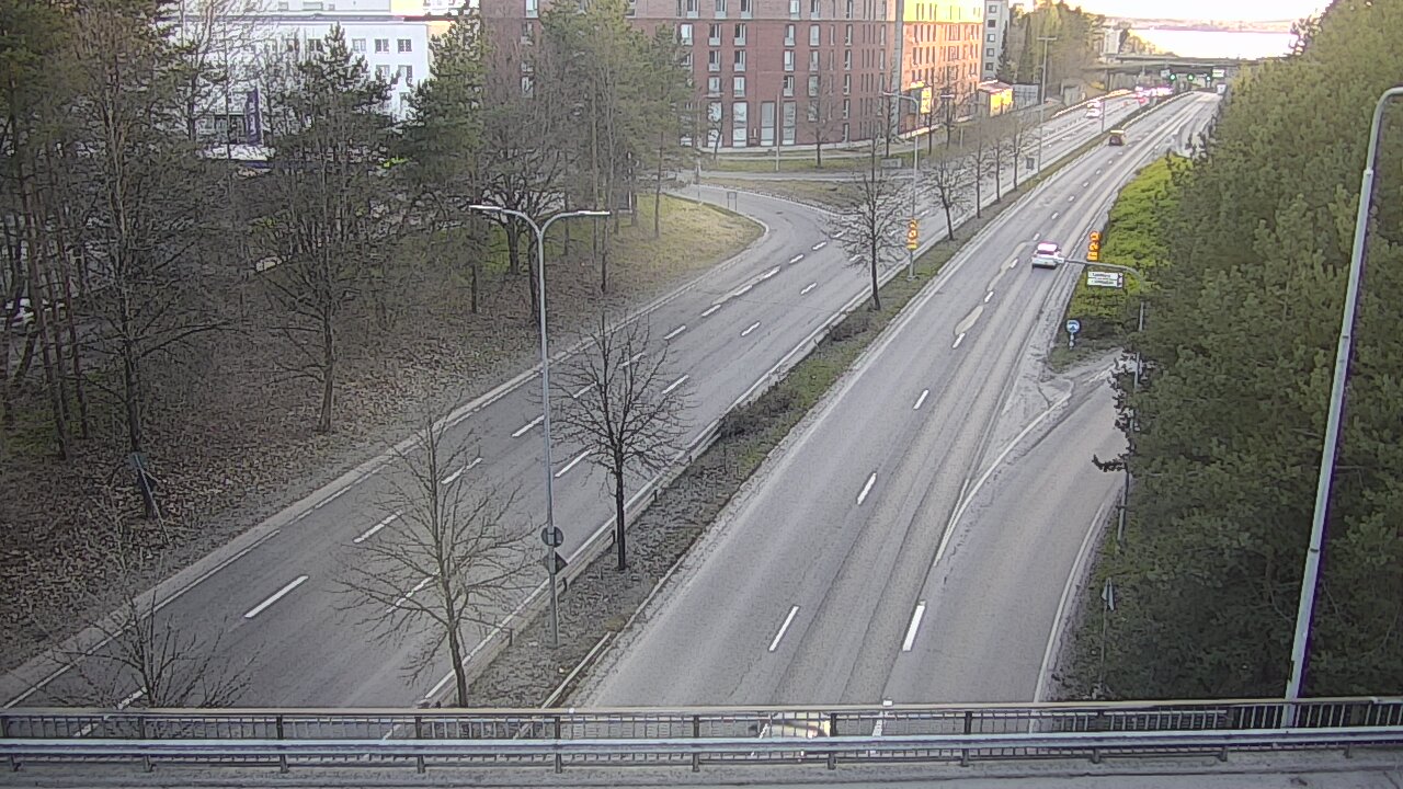 Weather Camera Image Väg 12 Tammerfors, Kalevan puistotie, Tampere, Pirkanmaa