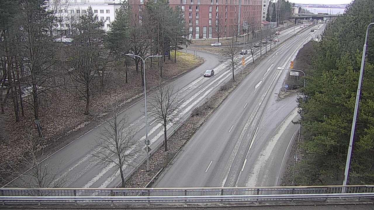 Weather Camera Image Väg 12 Tammerfors, Kalevan puistotie, Tampere, Pirkanmaa