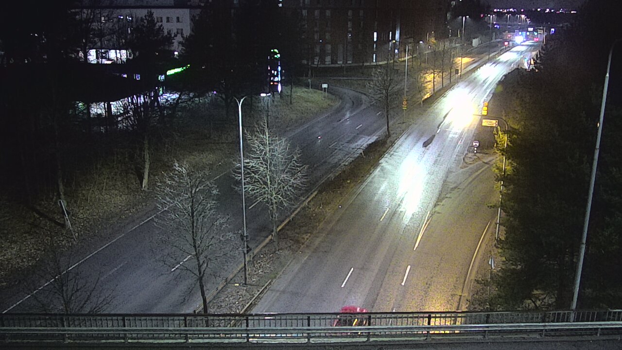 Weather Camera Image Väg 12 Tammerfors, Kalevan puistotie, Tampere, Pirkanmaa