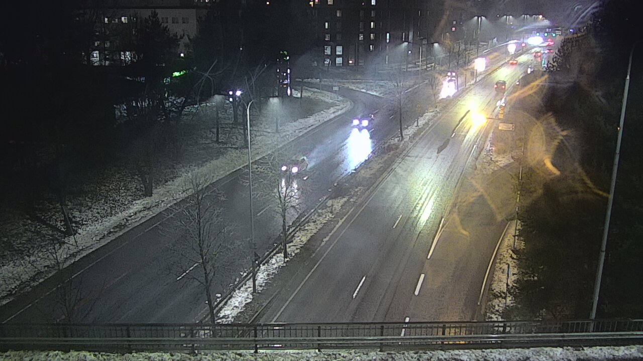 Weather Camera Image Väg 12 Tammerfors, Kalevan puistotie, Tampere, Pirkanmaa