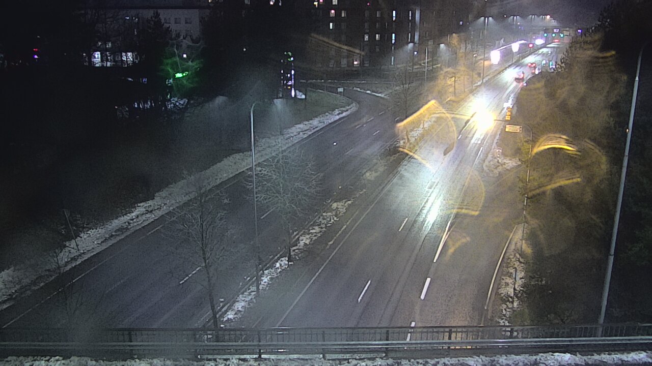 Weather Camera Image Väg 12 Tammerfors, Kalevan puistotie, Tampere, Pirkanmaa