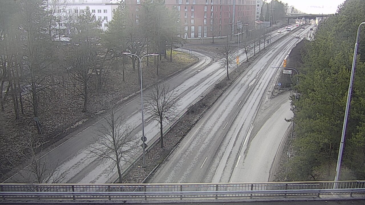 Weather Camera Image Väg 12 Tammerfors, Kalevan puistotie, Tampere, Pirkanmaa