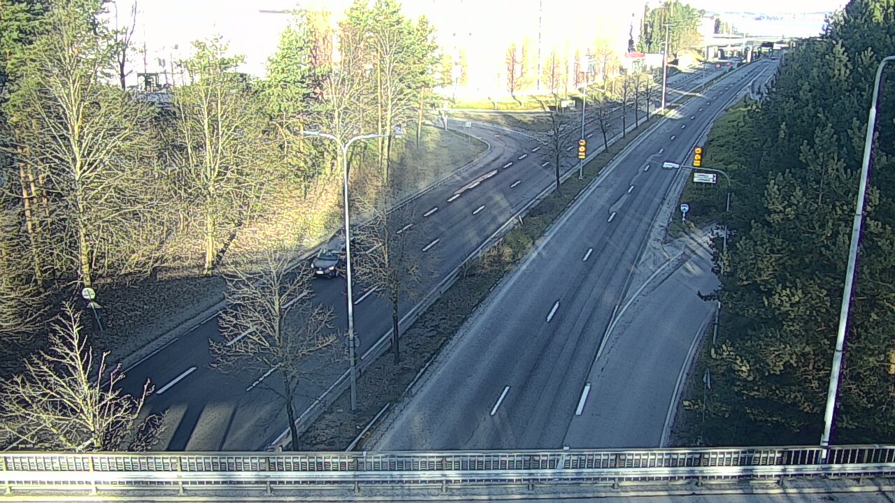 Weather Camera Image Väg 12 Tammerfors, Kalevan puistotie, Tampere, Pirkanmaa