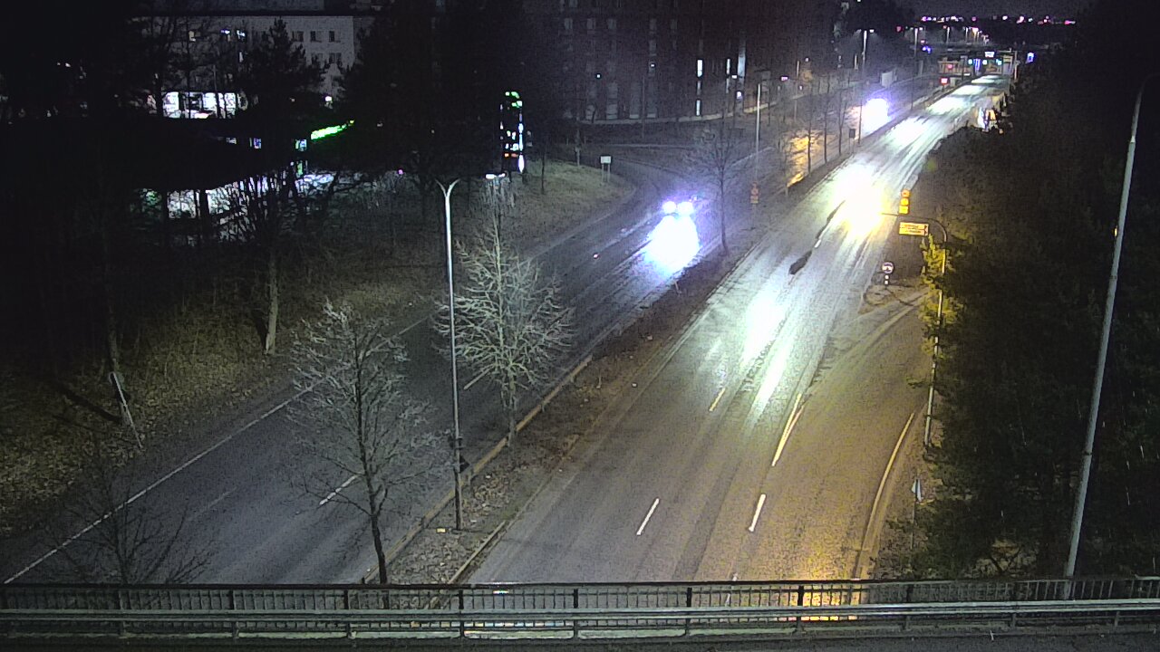 Weather Camera Image Väg 12 Tammerfors, Kalevan puistotie, Tampere, Pirkanmaa