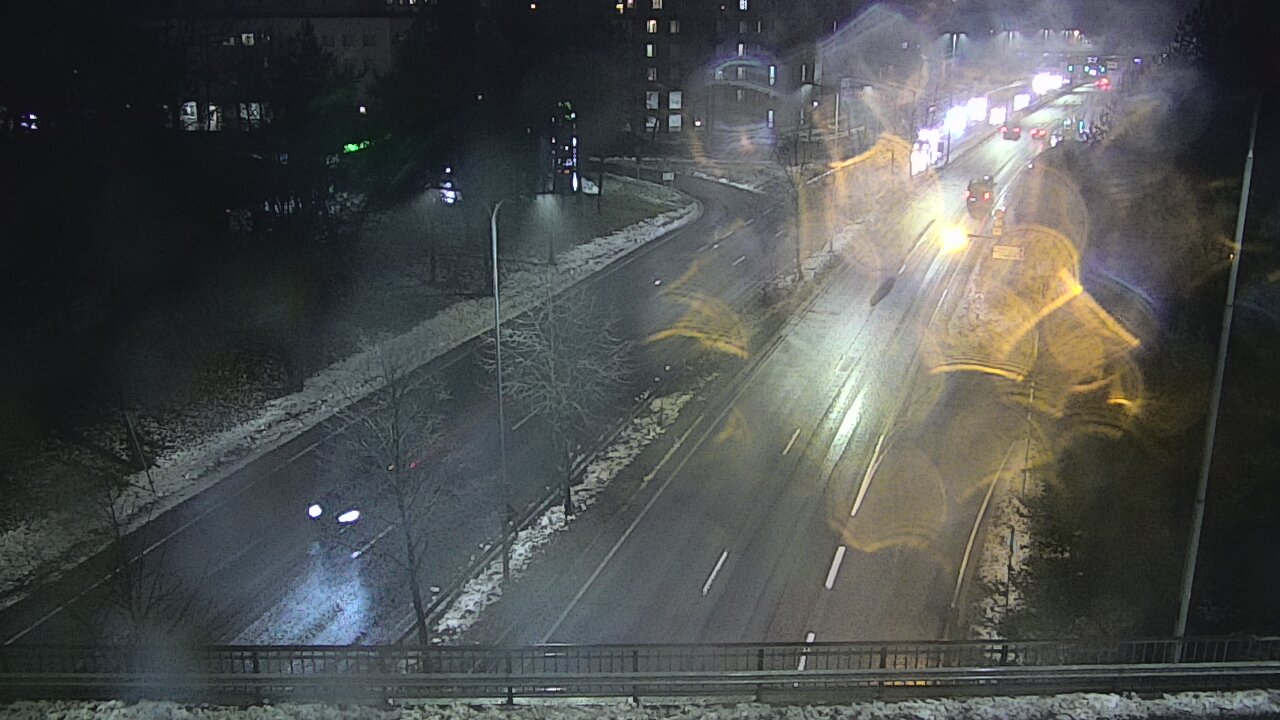 Weather Camera Image Väg 12 Tammerfors, Kalevan puistotie, Tampere, Pirkanmaa