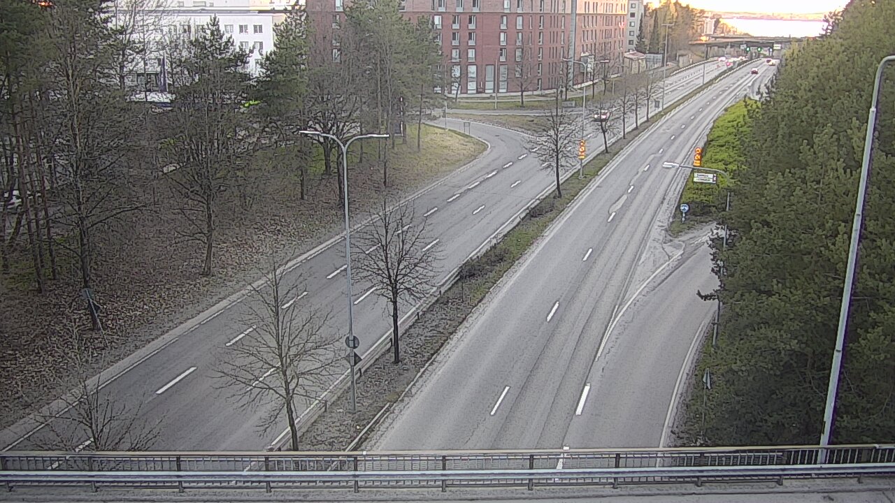 Weather Camera Image Väg 12 Tammerfors, Kalevan puistotie, Tampere, Pirkanmaa