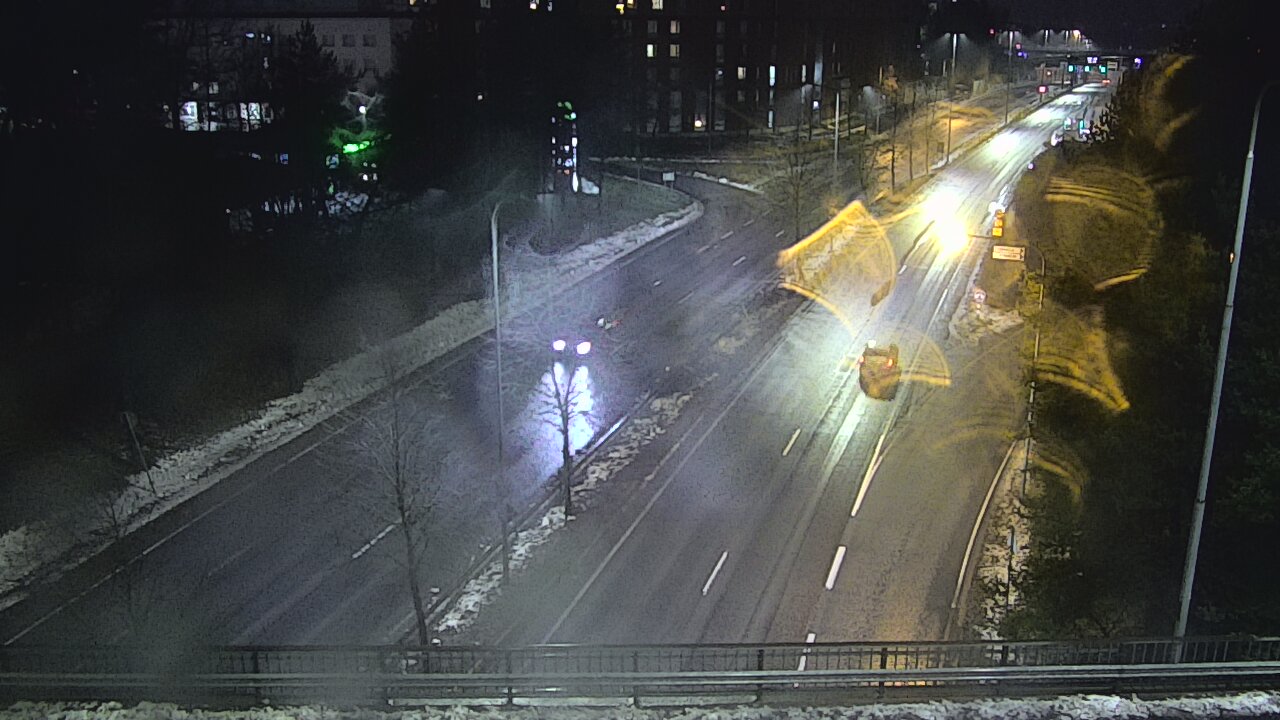 Weather Camera Image Väg 12 Tammerfors, Kalevan puistotie, Tampere, Pirkanmaa