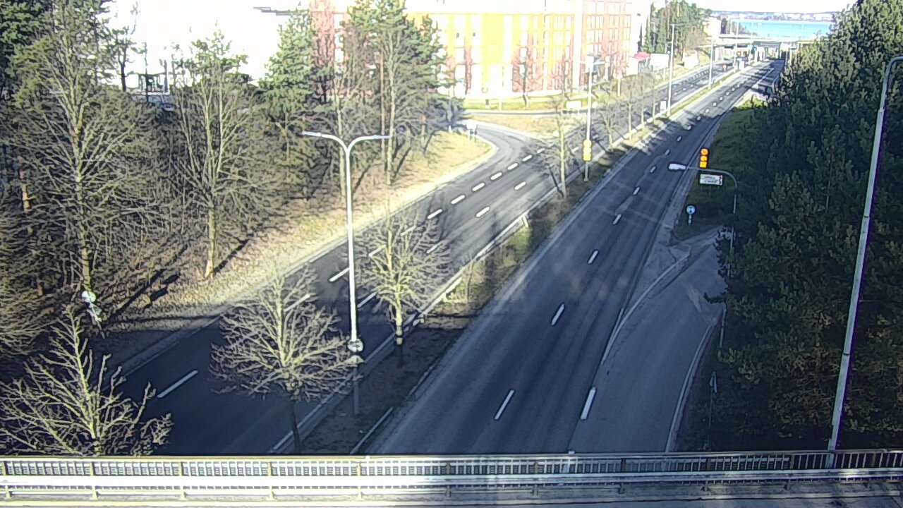 Weather Camera Image Väg 12 Tammerfors, Kalevan puistotie, Tampere, Pirkanmaa