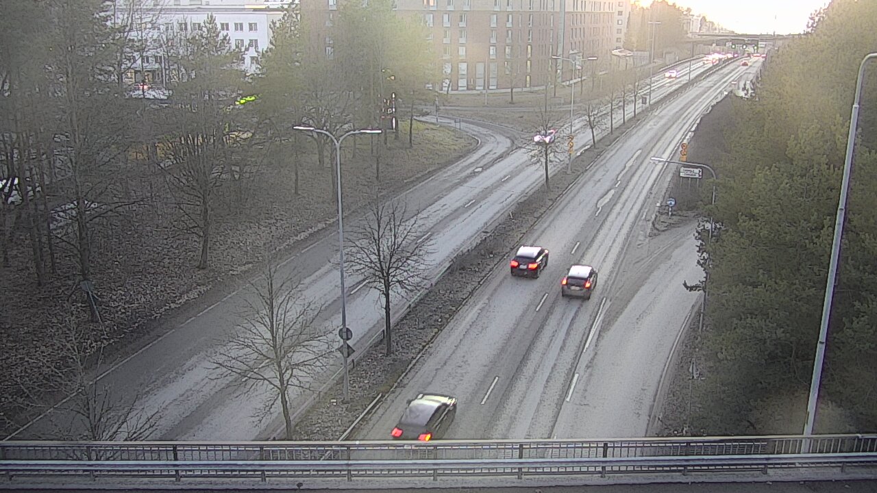 Weather Camera Image Väg 12 Tammerfors, Kalevan puistotie, Tampere, Pirkanmaa