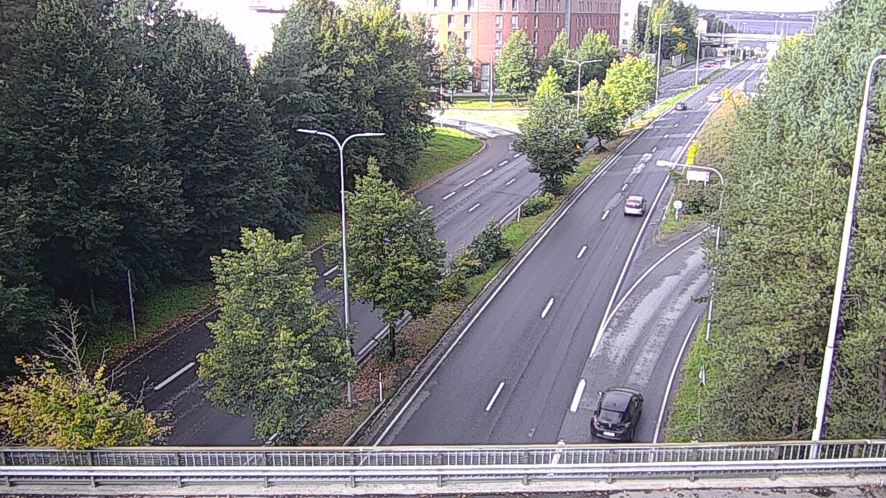 Weather Camera Image Road 12 Tampere, Kalevan puistotie, Tampere, Pirkanmaa