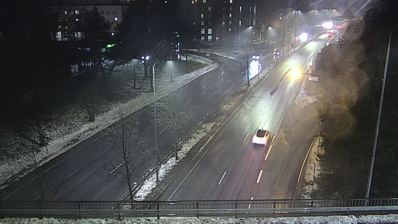 Weather Camera Image Väg 12 Tammerfors, Kalevan puistotie, Tampere, Pirkanmaa