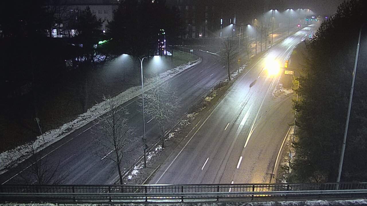 Weather Camera Image Väg 12 Tammerfors, Kalevan puistotie, Tampere, Pirkanmaa