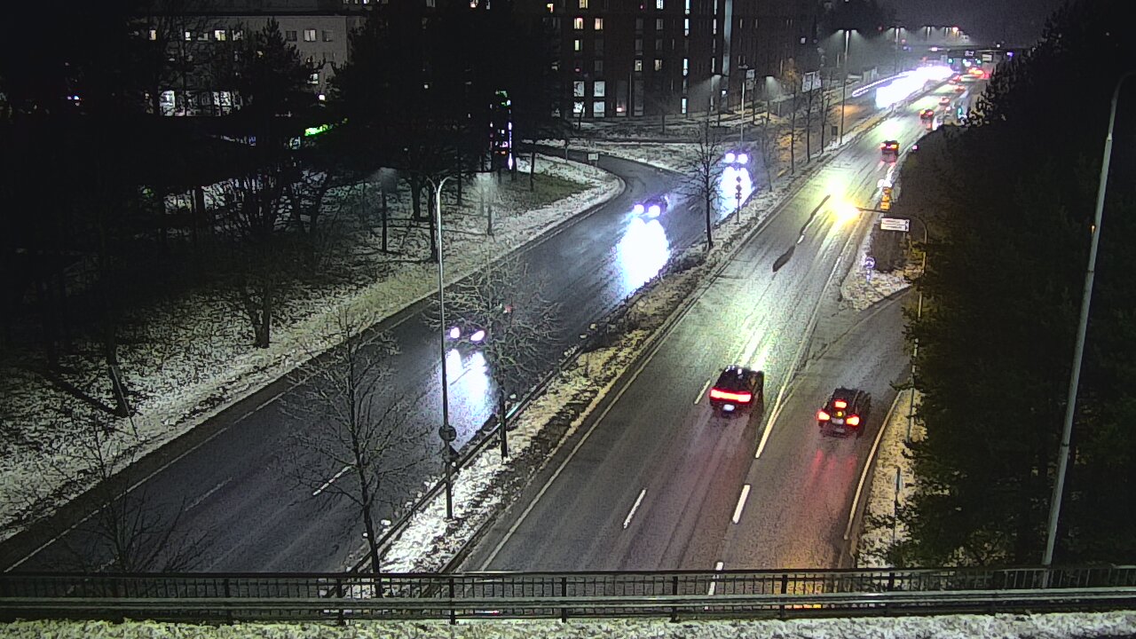 Weather Camera Image Väg 12 Tammerfors, Kalevan puistotie, Tampere, Pirkanmaa