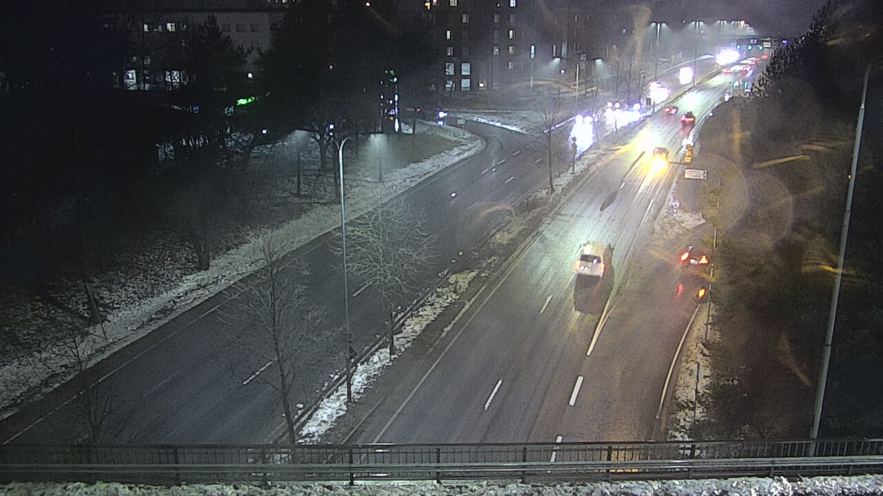 Weather Camera Image Väg 12 Tammerfors, Kalevan puistotie, Tampere, Pirkanmaa