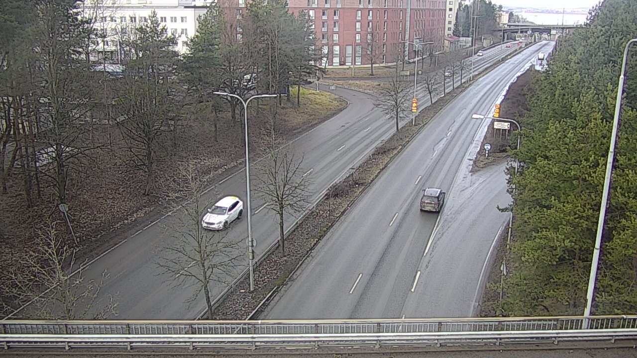 Weather Camera Image Väg 12 Tammerfors, Kalevan puistotie, Tampere, Pirkanmaa