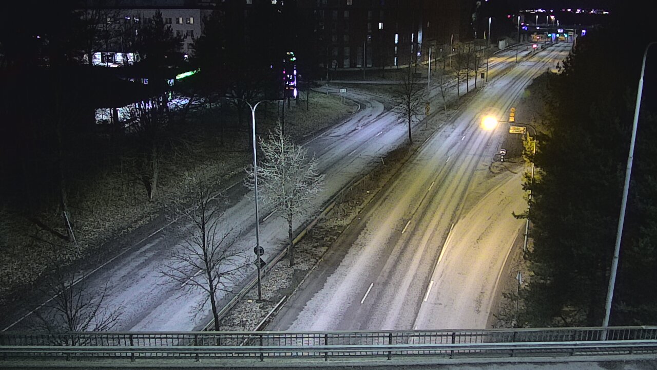 Weather Camera Image Väg 12 Tammerfors, Kalevan puistotie, Tampere, Pirkanmaa