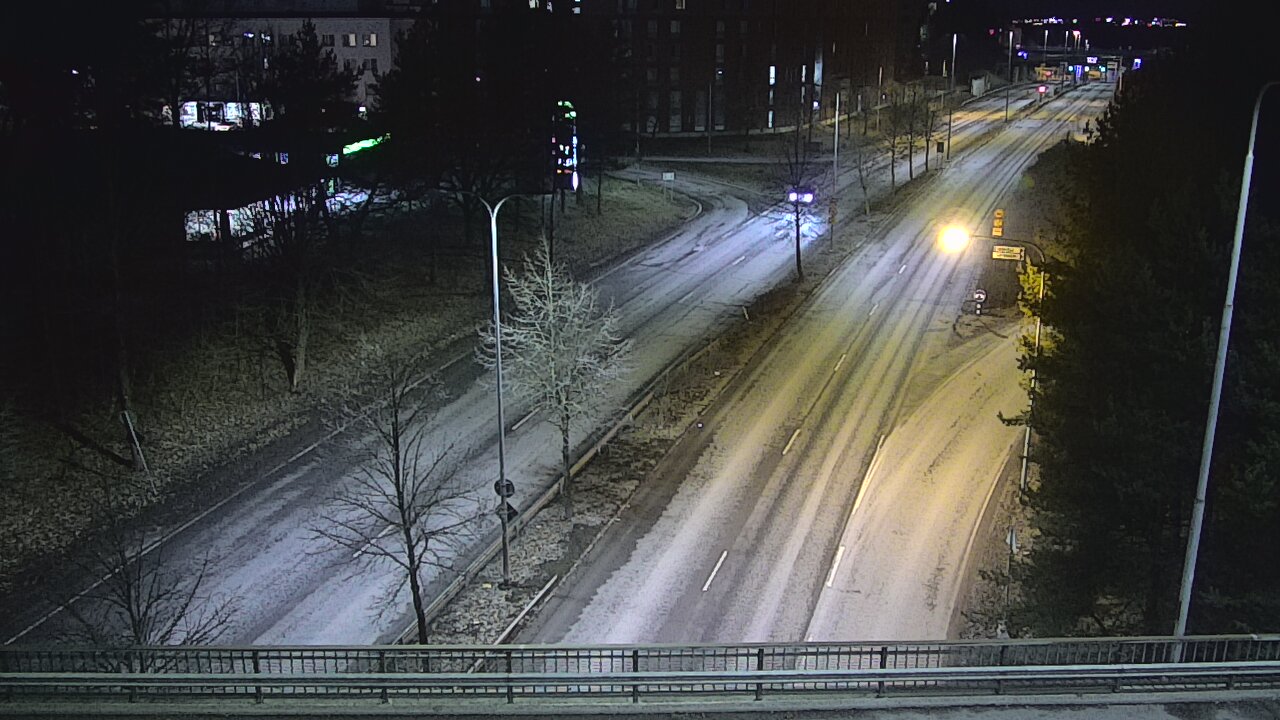 Weather Camera Image Väg 12 Tammerfors, Kalevan puistotie, Tampere, Pirkanmaa