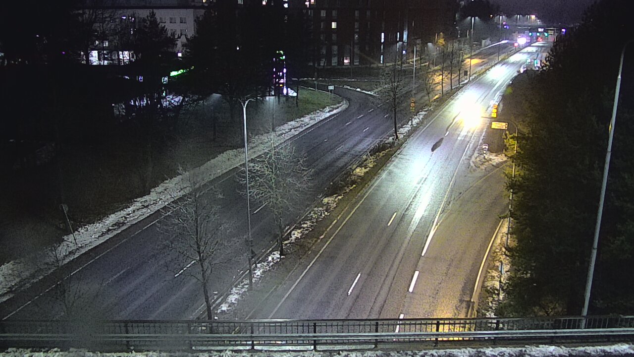 Weather Camera Image Väg 12 Tammerfors, Kalevan puistotie, Tampere, Pirkanmaa