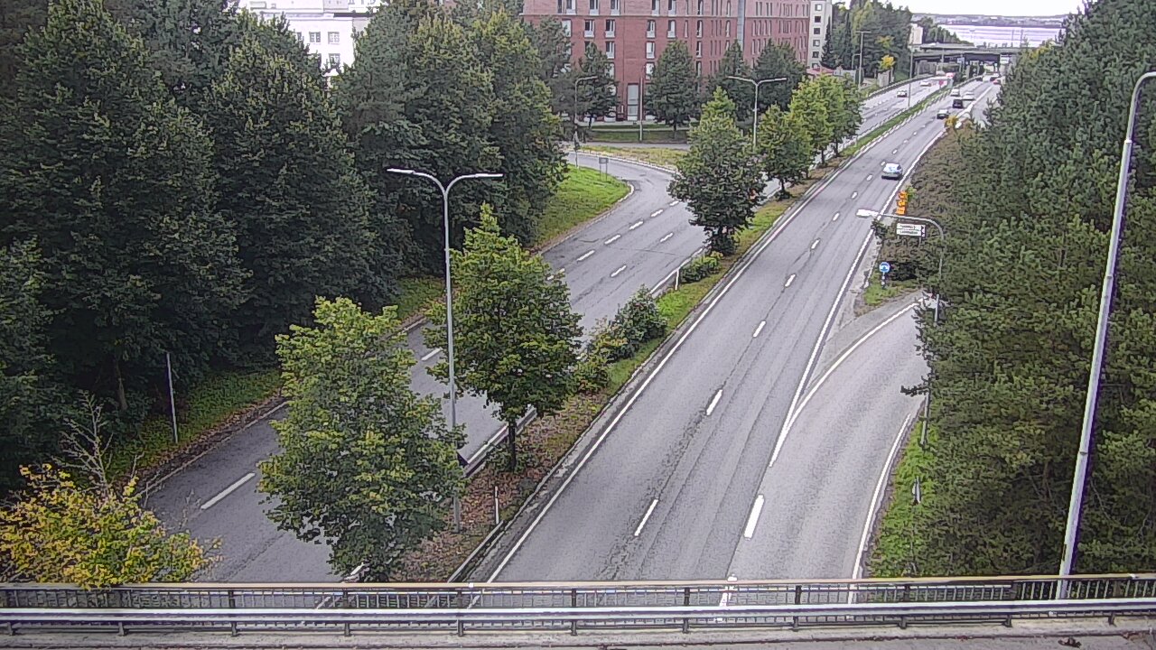 Weather Camera Image Road 12 Tampere, Kalevan puistotie, Tampere, Pirkanmaa
