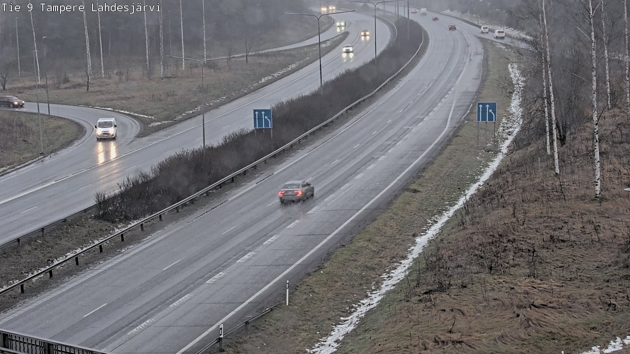 Weather Camera Image Väg 9 Tammerfors, Lahdesjärvi, Tampere, Pirkanmaa