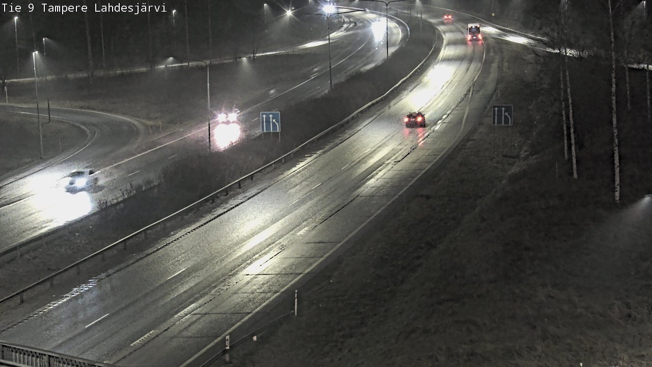 Weather Camera Image Väg 9 Tammerfors, Lahdesjärvi, Tampere, Pirkanmaa