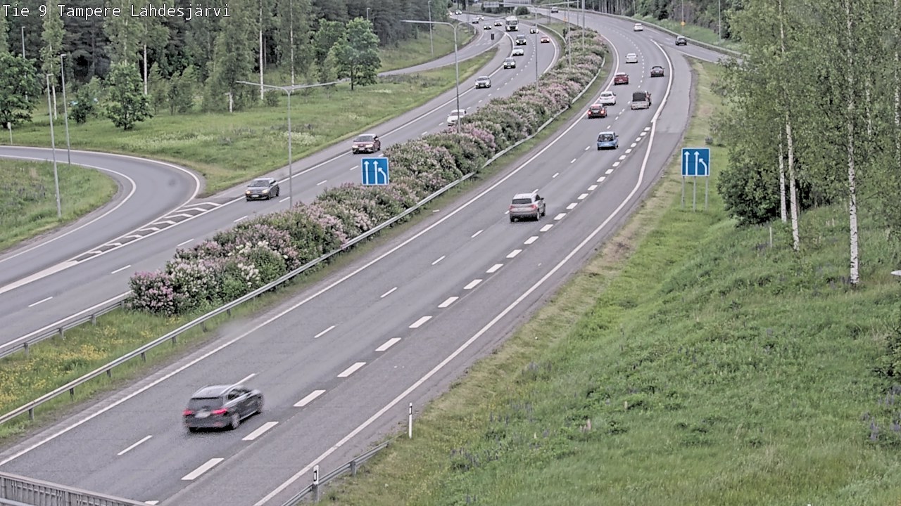 Weather Camera Image Väg 9 Tammerfors, Lahdesjärvi, Tampere, Pirkanmaa