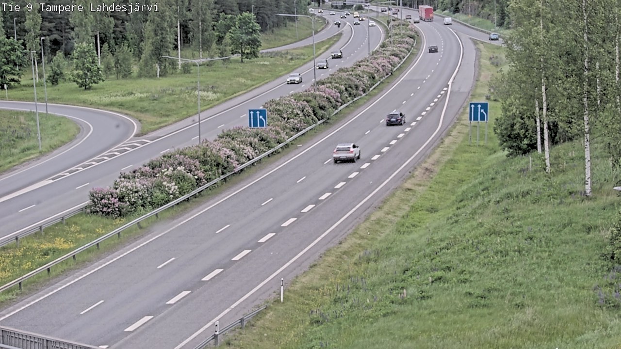 Weather Camera Image Väg 9 Tammerfors, Lahdesjärvi, Tampere, Pirkanmaa