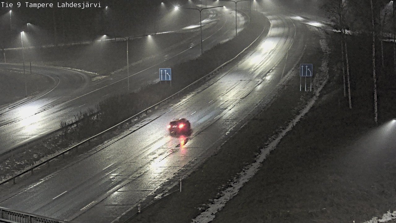 Weather Camera Image Väg 9 Tammerfors, Lahdesjärvi, Tampere, Pirkanmaa
