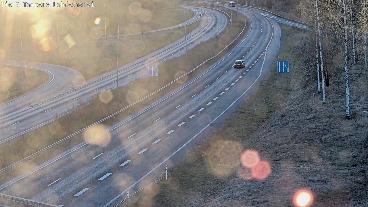 Weather Camera Image Road 9 Tampere, Lahdesjärvi, Tampere, Pirkanmaa