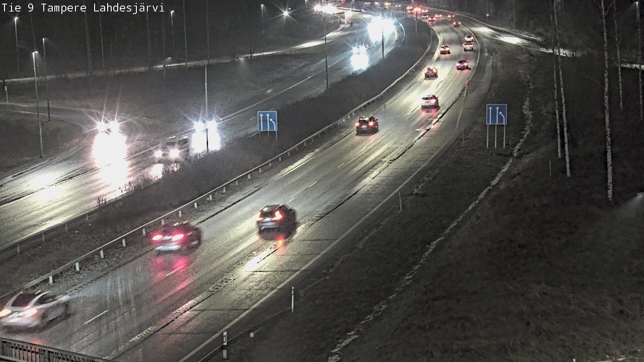 Weather Camera Image Väg 9 Tammerfors, Lahdesjärvi, Tampere, Pirkanmaa