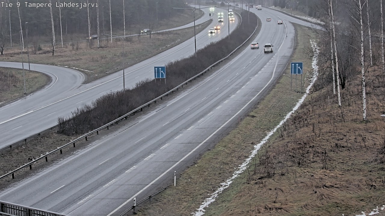 Weather Camera Image Väg 9 Tammerfors, Lahdesjärvi, Tampere, Pirkanmaa