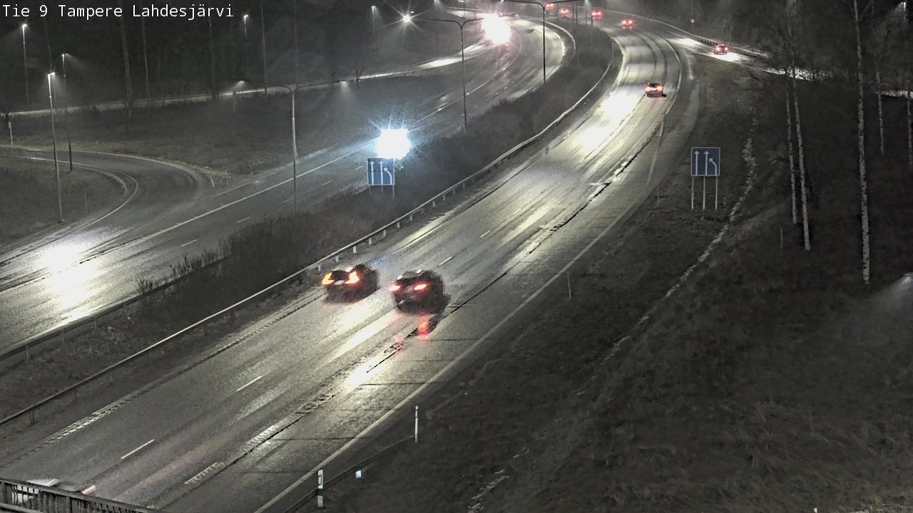Weather Camera Image Väg 9 Tammerfors, Lahdesjärvi, Tampere, Pirkanmaa