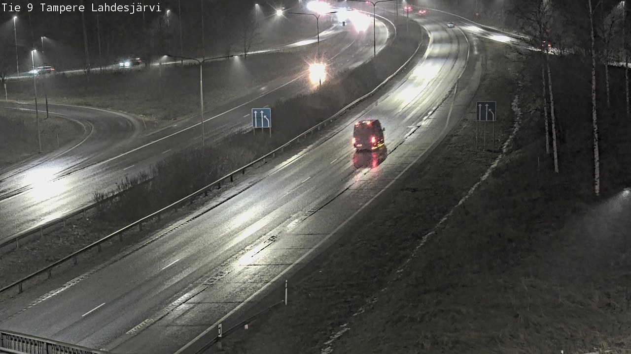 Weather Camera Image Väg 9 Tammerfors, Lahdesjärvi, Tampere, Pirkanmaa