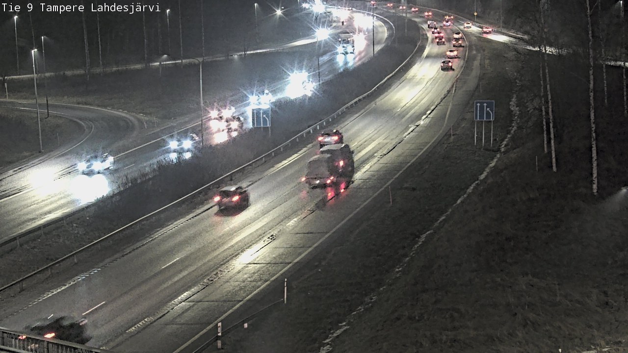 Weather Camera Image Väg 9 Tammerfors, Lahdesjärvi, Tampere, Pirkanmaa