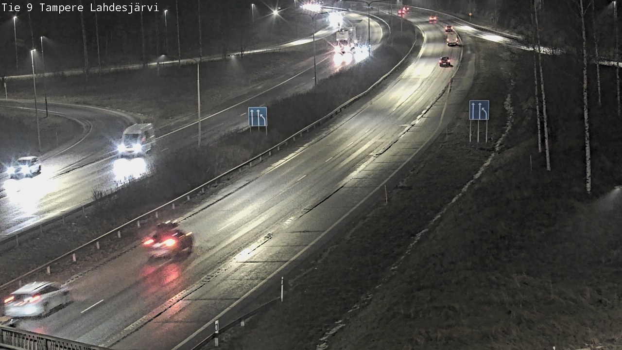 Weather Camera Image Väg 9 Tammerfors, Lahdesjärvi, Tampere, Pirkanmaa