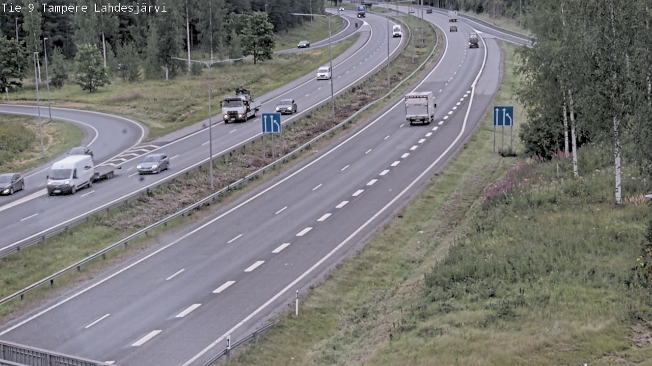 Weather Camera Image Road 9 Tampere, Lahdesjärvi, Tampere, Pirkanmaa