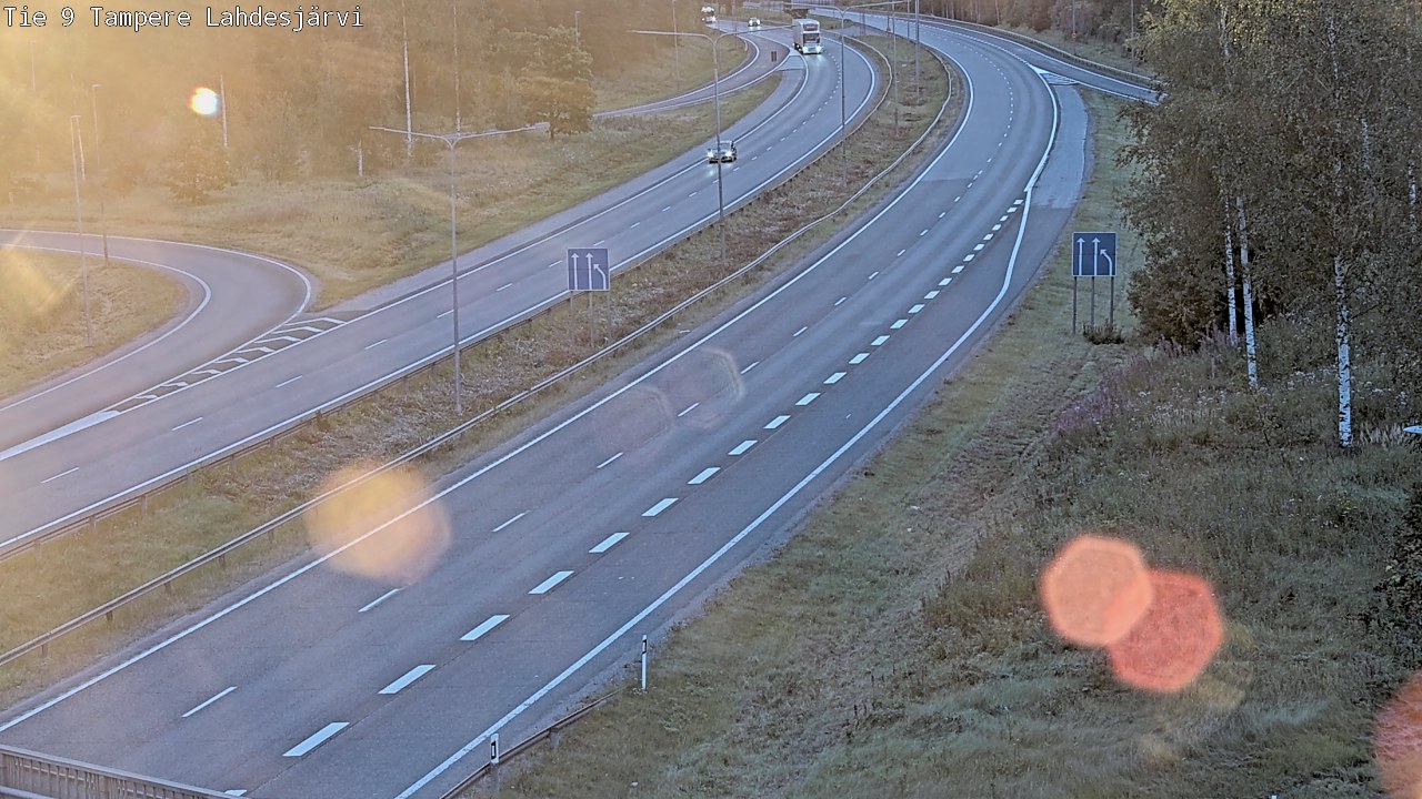 Weather Camera Image Road 9 Tampere, Lahdesjärvi, Tampere, Pirkanmaa