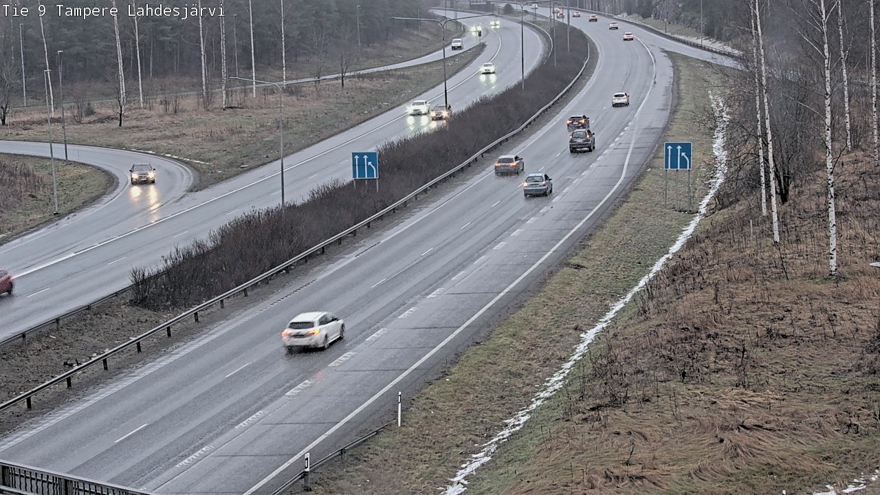 Weather Camera Image Väg 9 Tammerfors, Lahdesjärvi, Tampere, Pirkanmaa
