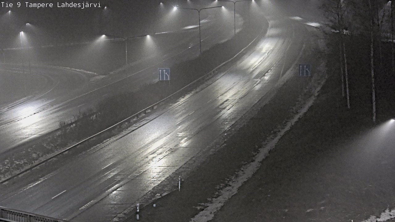 Weather Camera Image Väg 9 Tammerfors, Lahdesjärvi, Tampere, Pirkanmaa