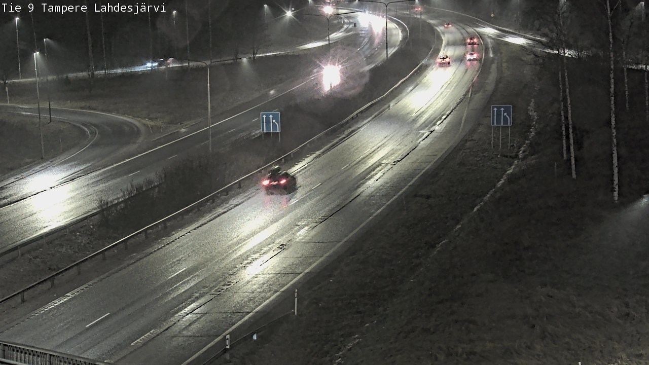 Weather Camera Image Väg 9 Tammerfors, Lahdesjärvi, Tampere, Pirkanmaa