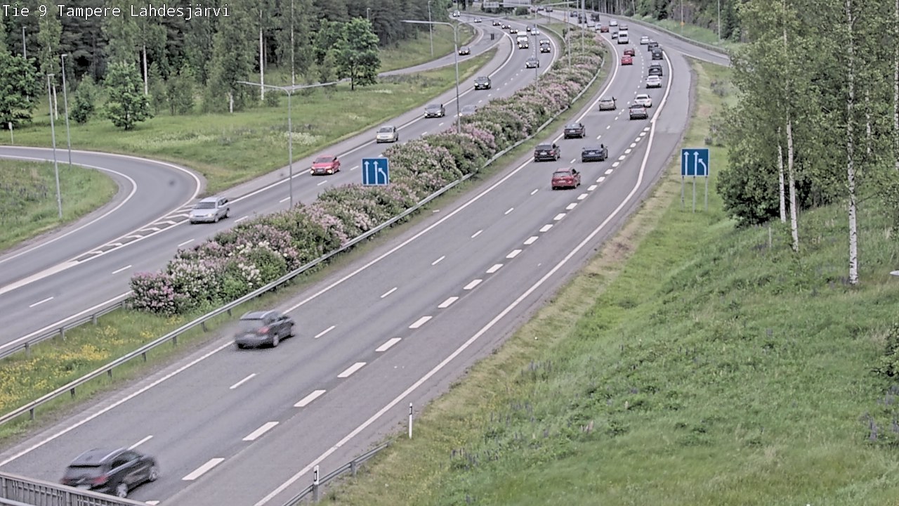 Weather Camera Image Väg 9 Tammerfors, Lahdesjärvi, Tampere, Pirkanmaa
