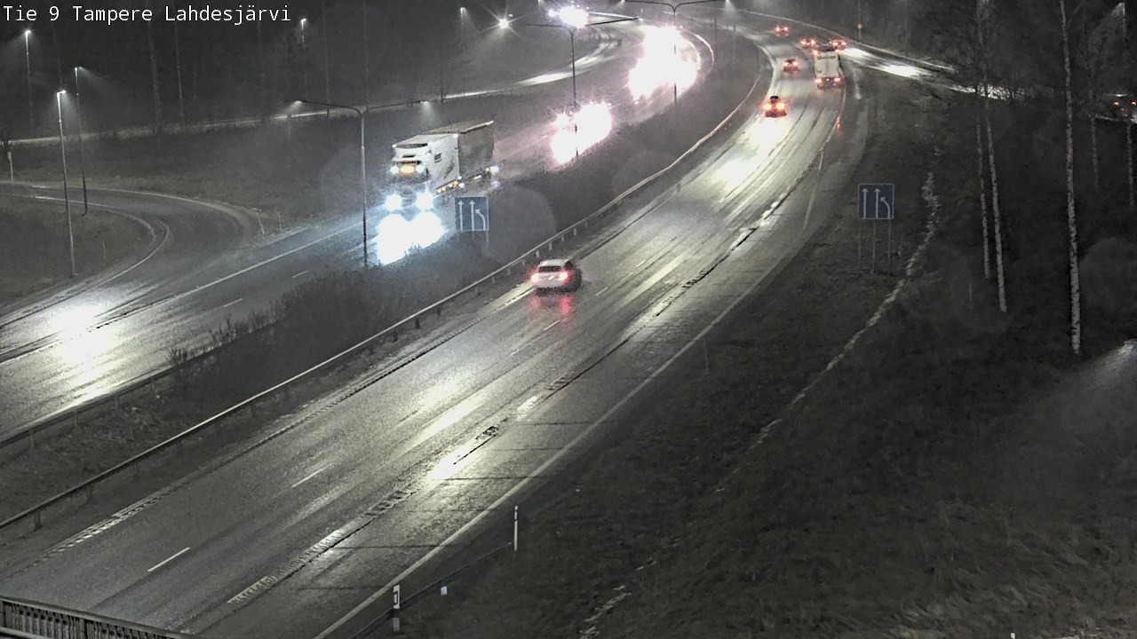 Weather Camera Image Väg 9 Tammerfors, Lahdesjärvi, Tampere, Pirkanmaa