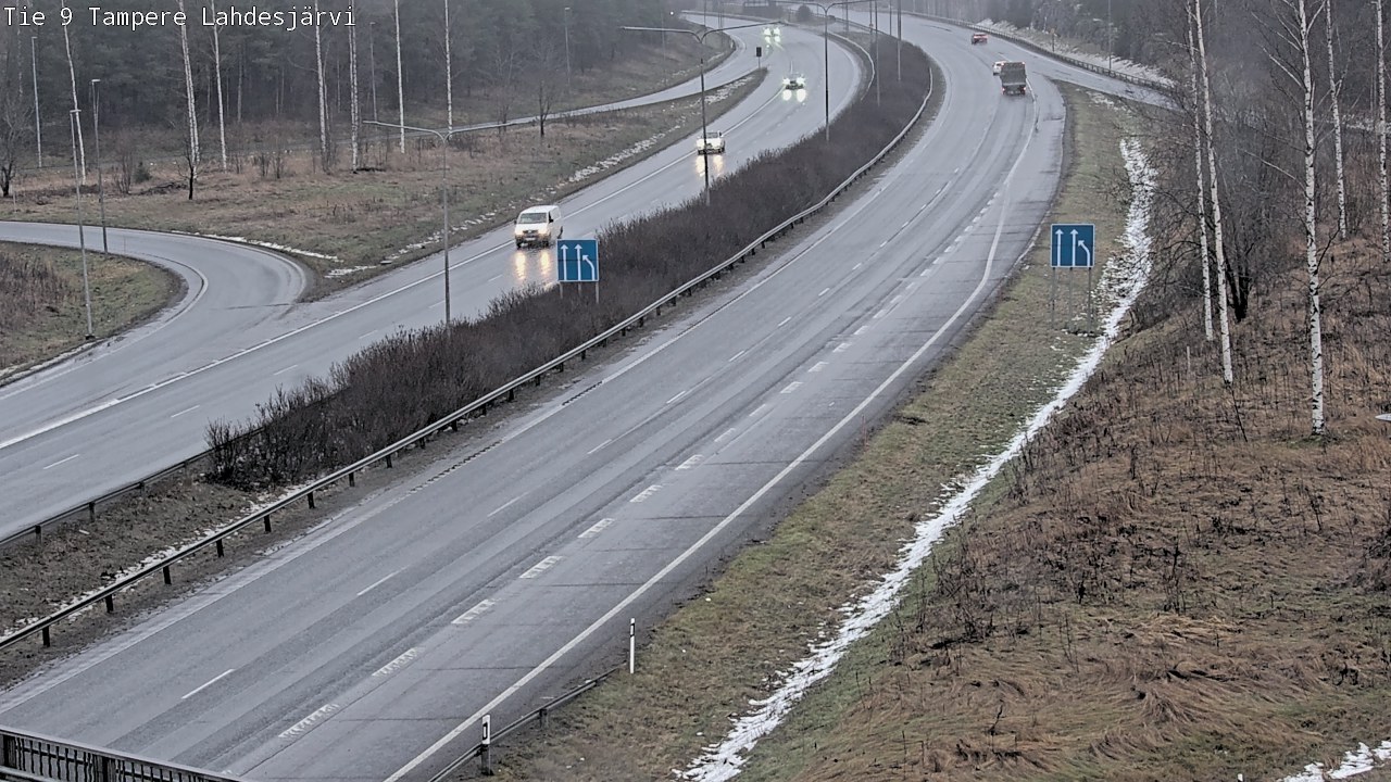 Weather Camera Image Väg 9 Tammerfors, Lahdesjärvi, Tampere, Pirkanmaa
